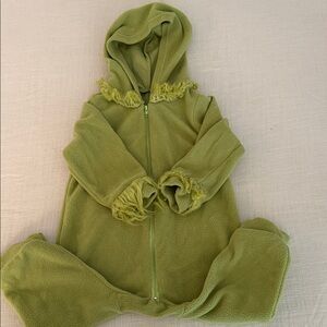 Baby / toddler grinch inspired zip up